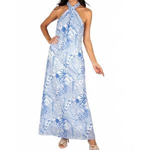 NEW LILBELLE CHARLOTTE gia midi dress in sicilian summer